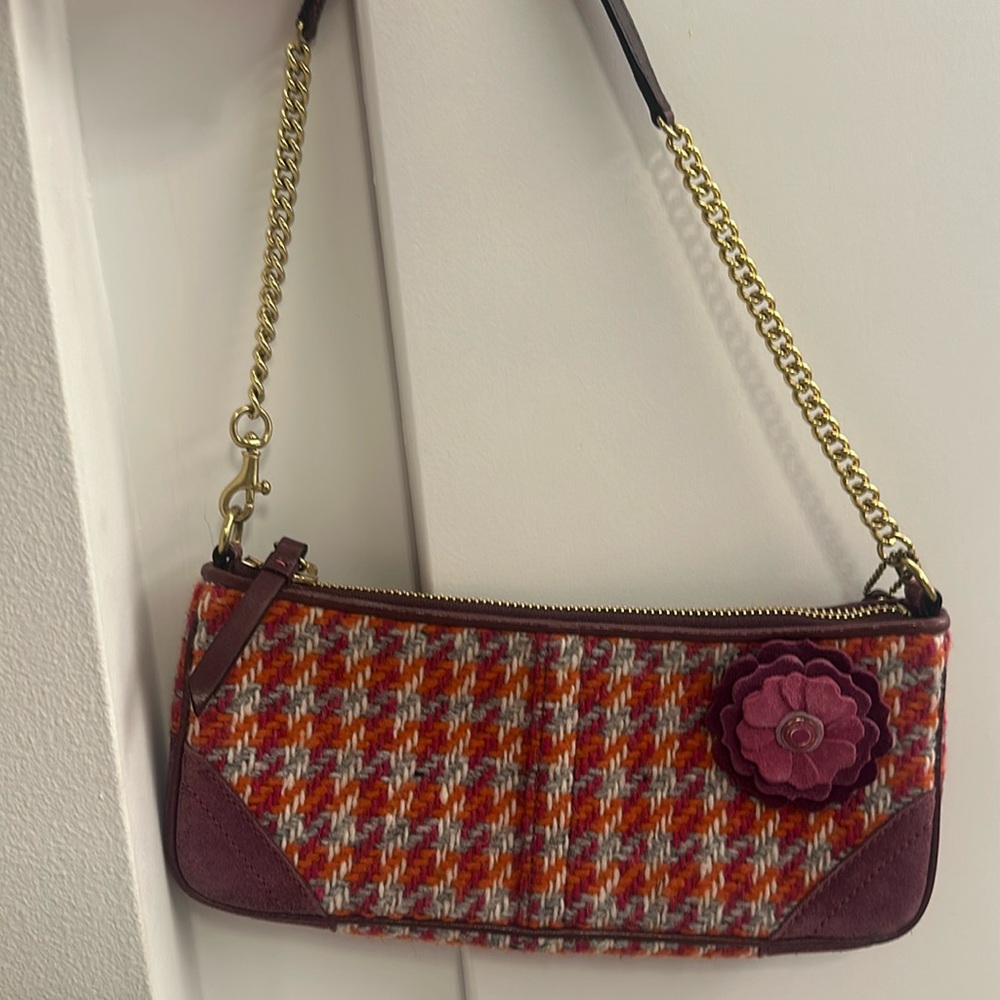 Rare coach knit mini bag